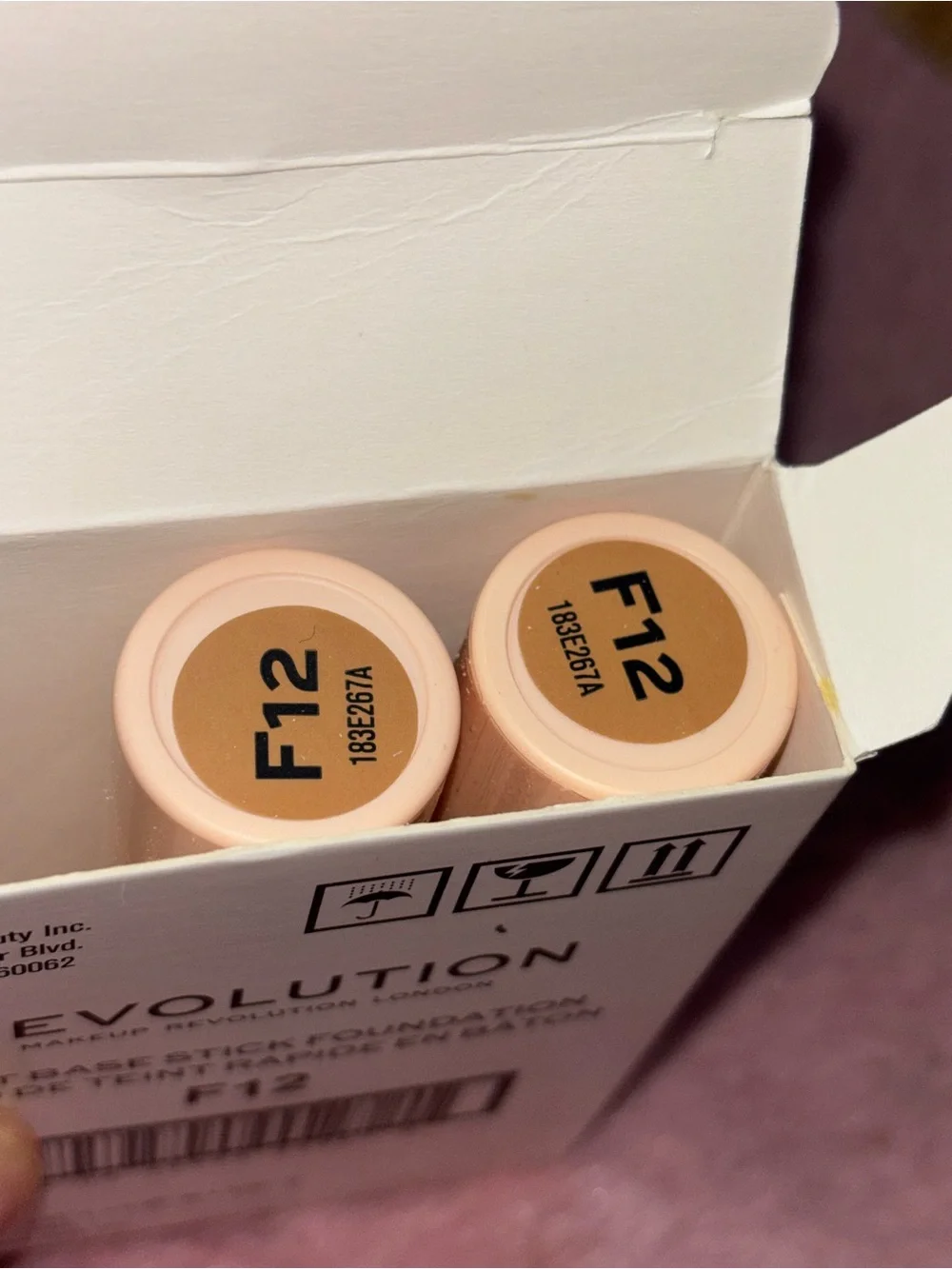 Makeup Revolution Fast Base Stick Foundations